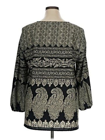 Chico's 3/4 Sleeve T-Shirt (view 2)