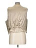 M.J. Carroll 100% Leather Ivory Vest Size L - photo 2
