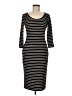 PREMISE Stripes Black Casual Dress Size M - photo 1