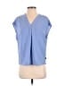 Banana Republic 100% Polyester Blue Short Sleeve Blouse Size XS - photo 1