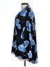 CAbi 100% Polyester Print Blue Long Sleeve Blouse Size L - photo 5
