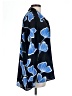 CAbi 100% Polyester Print Blue Long Sleeve Blouse Size L - photo 4
