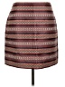 Ann Taylor LOFT Print Red Casual Skirt Size 12 (petite) - photo 1