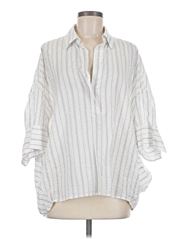 Banana Republic 3/4 Sleeve Button-Down Shirt (view 1)
