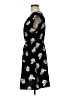 Old Navy 100% Polyester Print Black Casual Dress Size M - photo 5