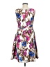 Eliza J 100% Polyester Floral Brown Cocktail Dress Size 6 - photo 2