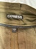 Express Solid Brown Khaki Shorts Size 4 - photo 3