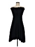 J Valdi Solid Black Cocktail Dress Size M - photo 1