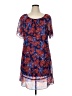 Signature 100% Polyester Paisley Blue Casual Dress Size XL - photo 1