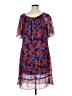 Signature 100% Polyester Paisley Blue Casual Dress Size XL - photo 2