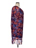 Signature 100% Polyester Paisley Blue Casual Dress Size XL - photo 4
