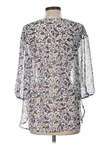 LC Lauren Conrad 3/4 Sleeve Blouse (view 2)