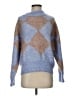 Zara Argyle Blue Pullover Sweater Size S - photo 1