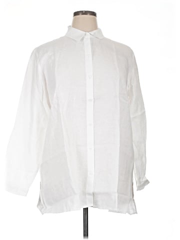 Eileen Fisher 3/4 Sleeve Button-Down Shirt (view 1)