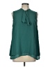 DR2 100% Polyester Teal Sleeveless Blouse Size L - photo 1