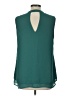 DR2 100% Polyester Teal Sleeveless Blouse Size L - photo 2