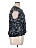 DKNY 100% Polyester Black Sleeveless Blouse Size XL - photo 4