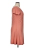 No Boundaries Solid Orange Casual Dress Size XL - photo 4