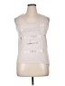 Express 100% Cotton Gray Sleeveless Top Size XL - photo 1