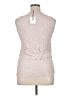 Express 100% Cotton Gray Sleeveless Top Size XL - photo 2