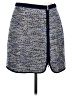 J.Crew Tweed Blue Casual Skirt Size 8 - photo 1