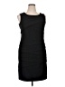 AGB 100% Polyester Solid Black Cocktail Dress Size 14 - photo 1