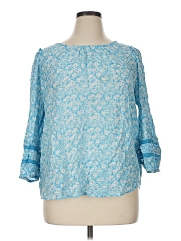 LC Lauren Conrad 3/4 Sleeve Blouse (view 1)