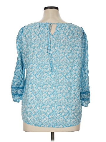 LC Lauren Conrad 3/4 Sleeve Blouse (view 2)