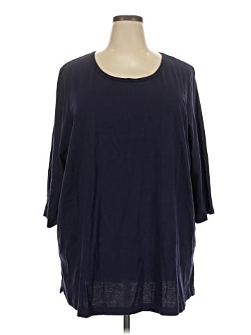 Woman Within 3/4 Sleeve T-Shirt (view 1)