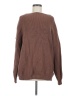 Unbranded Solid Brown Pullover Sweater Size M - photo 1