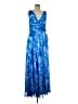 Betsy & Adam 100% Polyester Blue Cocktail Dress Size 8 - photo 1