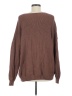 Unbranded Solid Brown Pullover Sweater Size M - photo 2