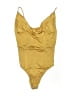 Nasty Gal Inc. 100% Polyester Gold Bodysuit Size 0 - photo 1