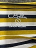 Bella Stripes Yellow 3/4 Sleeve Top Size S - photo 7