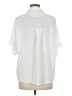 La Miel 100% Polyester Ivory Short Sleeve Blouse Size M - photo 2