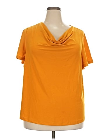 Ashley Blue Short Sleeve Top (view 1)
