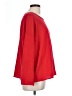 Eileen Fisher 100% Merino Extra Fine Wool Solid Red Wool Pullover Sweater Size L - photo 4