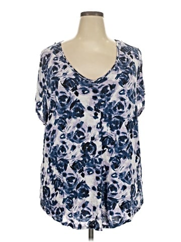 Simply Vera Vera Wang Short Sleeve Blouse (view 1)