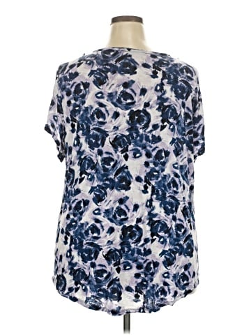 Simply Vera Vera Wang Short Sleeve Blouse (view 2)