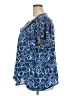 Zac & Rachel 100% Polyester Blue Short Sleeve Blouse Size 3X - photo 5