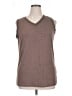 Automet Brown Sleeveless T-Shirt Size XL - photo 1