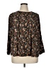 J.Jill 100% Viscose Black 3/4 Sleeve Blouse Size XL Petite - photo 1