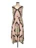 Style&Co Print Tan Casual Dress Size L - photo 1