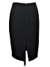 Tahari Solid Black Formal Skirt Size 4 - photo 2