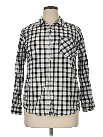 Merona Long Sleeve Button-Down Shirt (view 1)