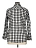 Merona Checkered-gingham Gray Long Sleeve Button-Down Shirt Size XL - photo 2