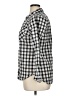 Merona Checkered-gingham Gray Long Sleeve Button-Down Shirt Size XL - photo 5