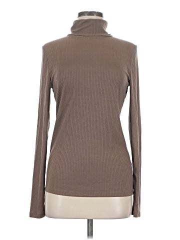 Madewell Ribbed Turtleneck Top (view 1)