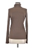 Madewell Brown Ribbed Turtleneck Top Size M - photo 1