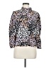 Veronica Beard Animal Print Pink Long Sleeve Silk Top Size 8 - photo 1